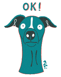 Italian Greyhound Smile Sticker