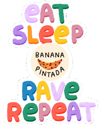 Rave Repeat Sticker by Maira Peralta