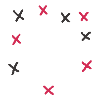 X No Sticker