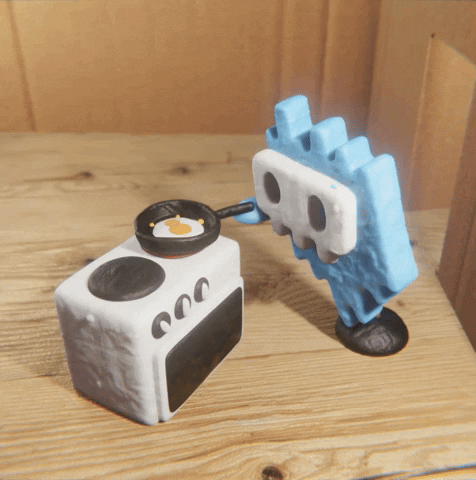 Breakfast Cooking GIF by Ghost Boy