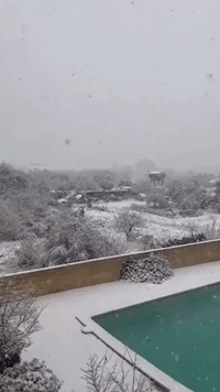 Storm Juliette Brings Heavy Snow to Spanish Island of Mallorca