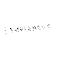 Happy Thursday Sticker