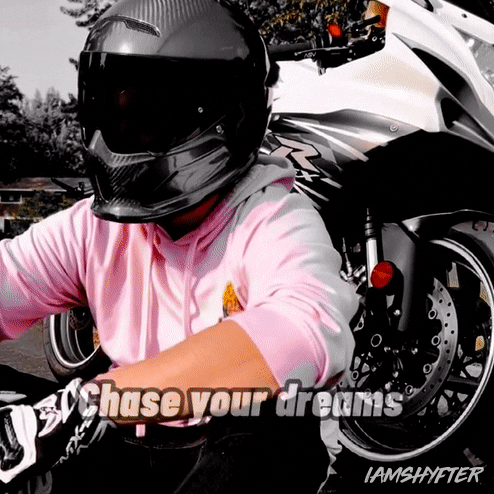Iamshyfter goal bike motivation dream GIF