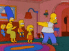 homer simpson dancing GIF