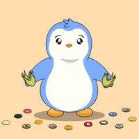 Make It Rain Money GIF by Pudgy Penguins