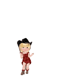 elistorycriativo cowgirl menina festa junina dança Sticker