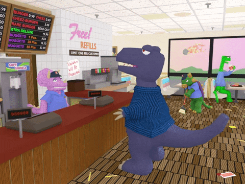 deciding fast food GIF by jjjjjohn