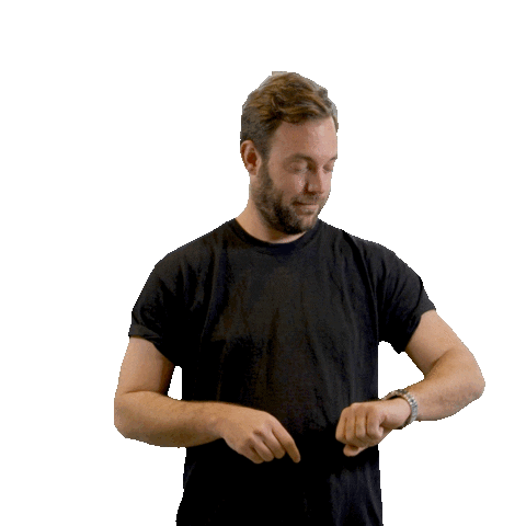 Watch It Hurry Up Sticker by Blauw Gras