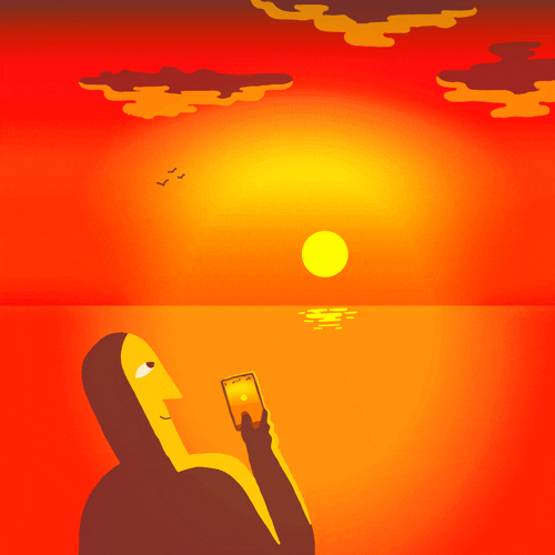 Sunset Artists On Tumblr GIF by gifnews