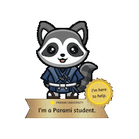 ParamiU university support student application Sticker