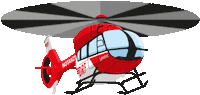 Helicopter Hubschrauber Sticker by DRF Luftrettung