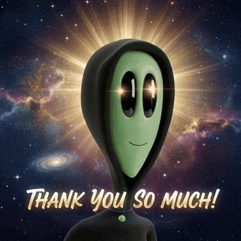 Thank You So Much GIF by Lonely Aliens