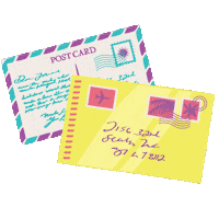 TravelPhilosophie travel vacay postcard travel blogger Sticker
