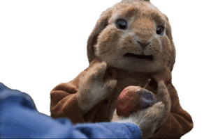 Hungry James Corden Sticker by Peter Rabbit Movie