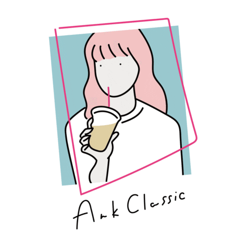 カフェ Take Out Sticker by Nippachi Factory