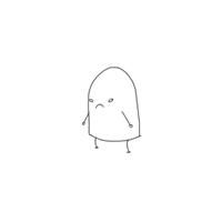 sad over it GIF by Lisa Vertudaches