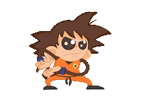 Dragon Ball Monkey Sticker