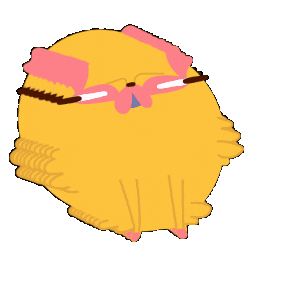 ParisInSydney dog weird eyes yellow Sticker