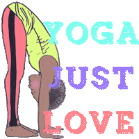 yoga love Sticker