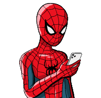 Shocked Spider-Man Sticker by Henry Fernando Naven