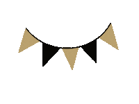 Gold Effects Sticker by Anderson University