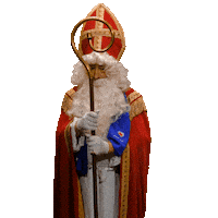 Laser Pope Sticker by Omrop Fryslân