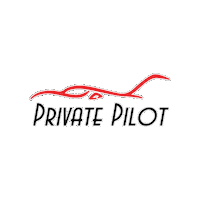 Flight Training Airplane Sticker by Thrust Flight