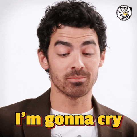 Im Gonna Cry Jonas Brothers GIF by First We Feast