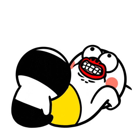 Sit-Up Sticker by kwaesam