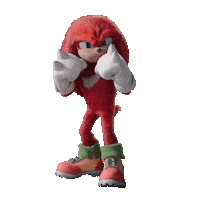 3D Knuckles Sticker by Sonic The Hedgehog
