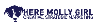 HereMollyGirl hmg creative marketing here molly girl heremollygirl Sticker