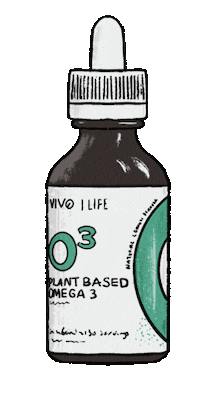 Omega 3 Vitamins Sticker by Vivo Life