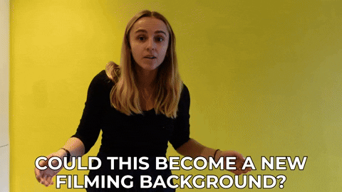 TechDogs-"Why Short-Form Video Works"-"Youtube Background GIF by Hannah Witton Saying "Could This Become A New Filming Background" TechDogs-"Why Short-Form Video Works"-"Youtube Background GIF by Hannah Witton Saying "Could This Become A New Filming Background"