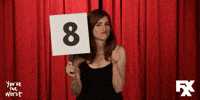 aya cash gretchen GIF by You're The Worst 