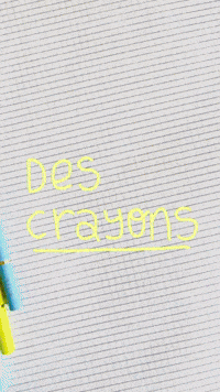 des crayons