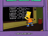 angry bart simpson GIF