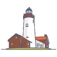 Lighthouse Urk Sticker