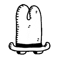 crackedego black and white eyes hat cowboy Sticker