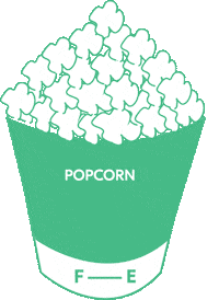 Earth Popcorn Sticker by filmefuerdieerde