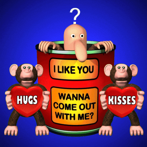 I Like You Kisses GIF