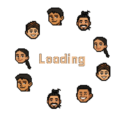 Pixel Waiting Sticker