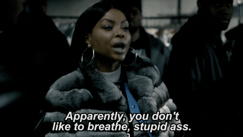 apparently you don't like to breathe taraji p henson GIF by Empire FOX