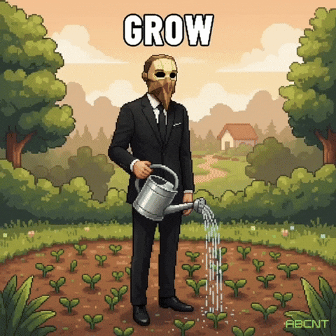 ABCNT plants garden grow grass GIF