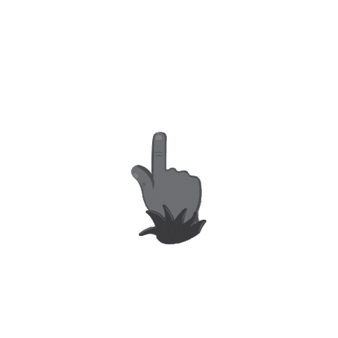 Power Hand Sticker by Paw3r