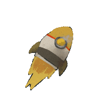 alemercado space rocket launch cohete Sticker