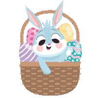 Rabbit Easter Sticker by Multicoisas-Oficial