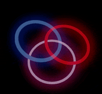 andreyaniv animated gif glowing rings circles GIF