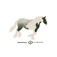 RenRun25 horse cheval canter galop Sticker