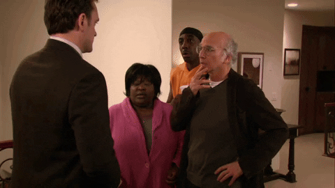 andshrew giphyupload faint curb your enthusiasm larry david GIF