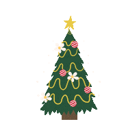 Christmas Tree Sticker by elceibovivero